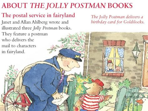 Jolly Postman Activities, Postman Character Design, Postman Drawing, The Jolly Postman, My Policeman Book, Song Play, Vintage Classics, Teacher Notes, Classic Kids