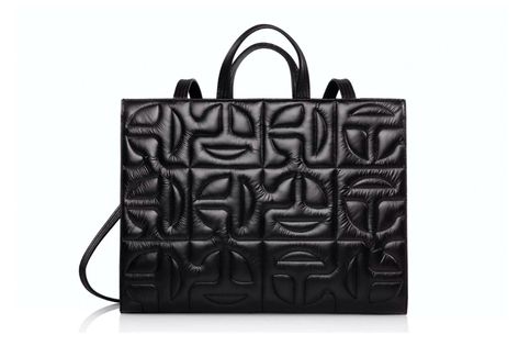 Telfar x Moose Knuckles Collaboration Release Info | HYPEBEAST Telfar Bags, Large Shopper Bag, Monogram Quilt, Moose Knuckles, Cotton Drawstring Bags, Black Puffer, Blue Lagoon, Black Quilt, Shopper Tote