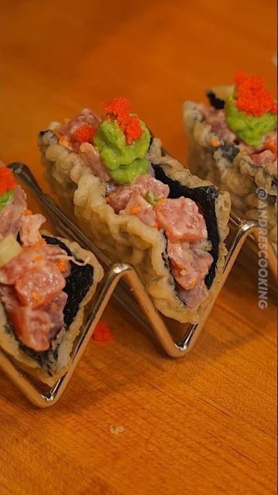 Sushi 🍣 Tacos 🌮 #andrescooking #soyamiami Sushi Taco, October 19, Asian Recipes, Side Dishes, Tacos, On Instagram, Instagram