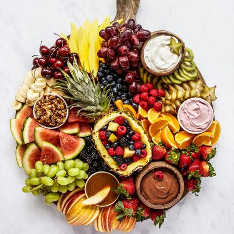 Board it and they will come | Otago Daily Times Online News Fruits And Chocolate Board, Fruit And Chocolate Board, Fruit And Yogurt Charcuterie Board, Chips Charcuterie Board, Fruit And Nut Board, Iftar Fruit Platter, Grapes And Cheese, Yoghurt Bowl, Toasted Coconut Chips