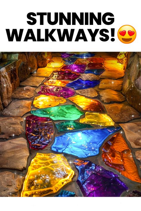 Garden Path Lighting Walkways, Cement Pathway Ideas, Cheap Walkway Ideas Diy Pathways, Stone Walkways Paths, Pathways Ideas Walkways, Stone Pathway Ideas, Walkways Ideas, Fun Architecture, Diy Pathway