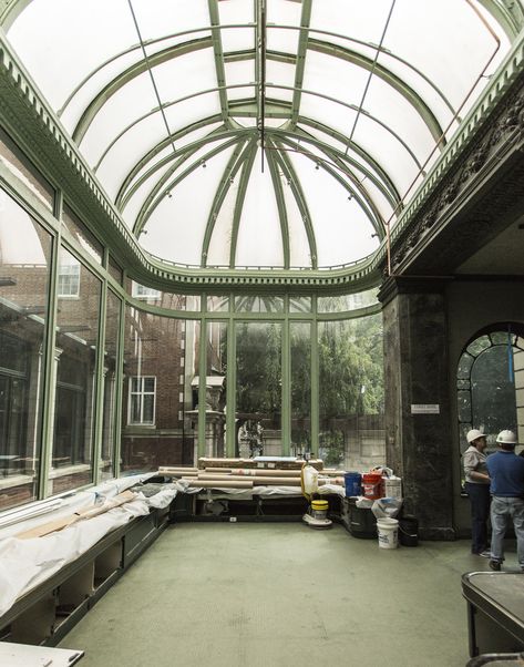 Renovating the Cooper-Hewitt, National Design Museum - NYTimes.com Conservatory Library, Adventure House, Dubai Hills, Museum Nyc, Museums In Nyc, Conservatory Garden, Andrew Carnegie, Cooper Hewitt, Grand Homes