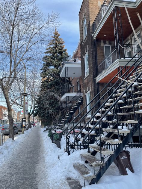 Winter season in Montreal, Quebec #montreal #canada #winter #architecture #snow Montreal Canada Winter, Winter Architecture, Canada Winter, 2025 Goals, 2024 Moodboard, Of Montreal, Montreal Quebec, Prince Edward Island, Montreal Canada