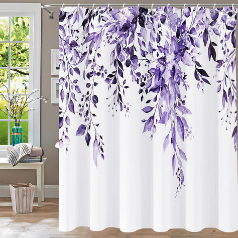 Shower Curtain, Green Striped Fabric Shower Curtains for Bathroom with 12 Hooks, Modern Geometric Sage Green Shower Curtain, Textured Fabric Waterproof Shower Curtain Sets Hotel Style72x72

https://amzn.to/46XIXpr  copy and paste into browser to view and buy. Purple Eucalyptus, Floral Bathroom Decor, Purple Shower Curtain, Long Shower Curtains, Bathroom Shower Curtain Sets, Floral Bathroom, Watercolor Plants, Floral Shower Curtains, Shower Curtain Set