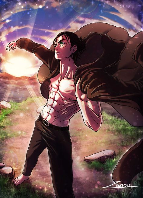 Eren Jaeger Wearing Jacket, Wearing Jacket, Aot Fanart, Dream Boyfriend, Eren Yeager, Anime Wallpaper Phone, Attack On Titan Art, Eren Jaeger, Living In New York