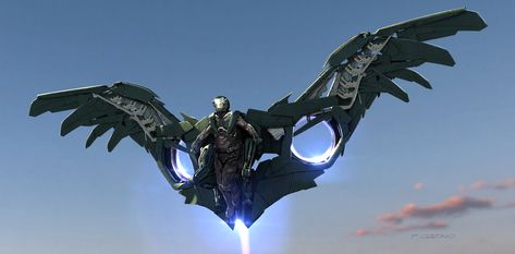 Wing Suit, Mechanical Wings, Gadget Tecnologici, Space Ship Concept Art, Futuristic Armour, Sci-fi Armor, Concept Art World, Iron Man Armor, Marvel Artwork