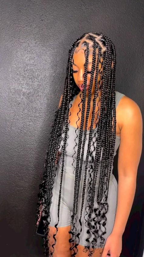 Latest Hairstyles For Ladies, Short Box Braids Hairstyles, Braided Hairstyles For Black Women Cornrows, Big Box Braids, Big Box Braids Hairstyles, Braids Hairstyles For Black Women, Cute Box Braids, Feed In Braids Hairstyles, Goddess Braids Hairstyles