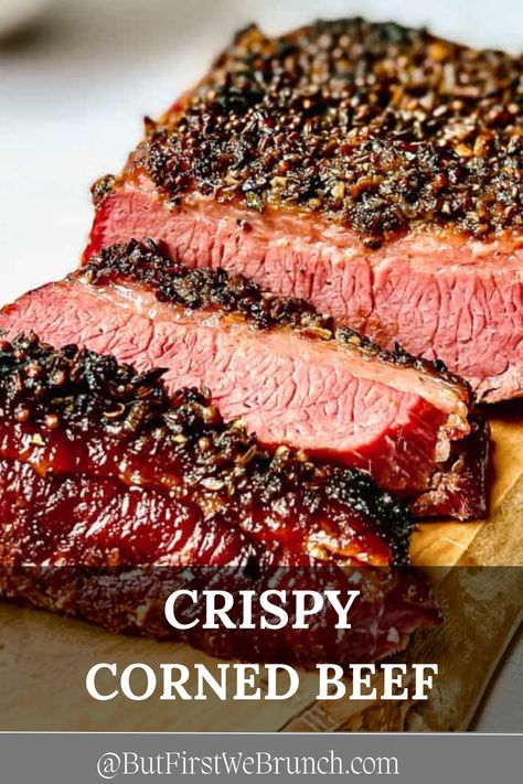 Oven Corned Beef Recipes, Mustard Crusted Corned Beef, Corn Beef For Rubens, Best Corn Beef Recipes, How To Make Corn Beef Brisket, Recipes With Corned Beef Brisket, Roast Corned Beef Brisket, Corning Beef Brisket, Roasted Corned Beef Recipes