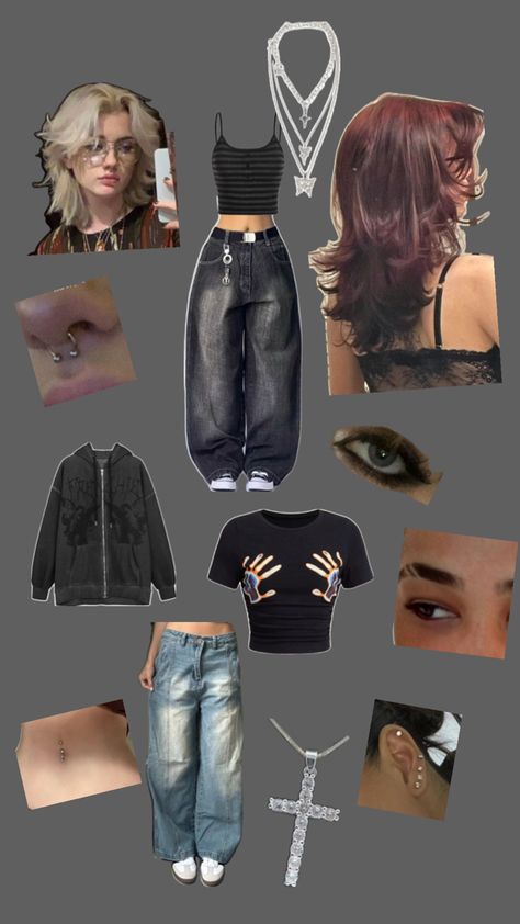 I Dont Care Outfits Style, Simple Alternative Outfits, Skater Outfit Ideas, Skater Grunge Outfits, Grunge Things, Y2k Skater Girl, Skater Core, Skater Outfit, Pinterest Wardrobe