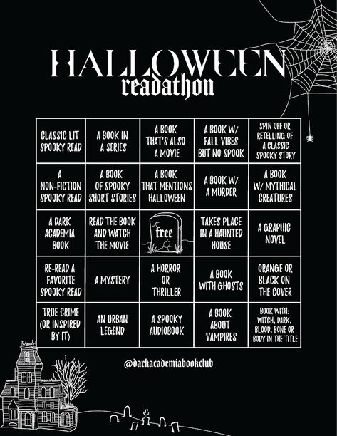 Reading Bingo, Fall Books, Book Event, Halloween Reading, Book Reading Journal, Dark Aesthetics, Reading Help, Book Instagram, Fallen Book