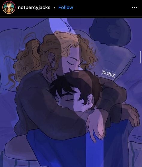 Percabeth Cuddles, Percabeth Fan Art, Percy Jackson Fanart, Percy Jackson Annabeth Chase, Zio Rick, Percy And Annabeth, Seaweed Brain, Percy Jackson Fan Art, Percy Jackson Characters