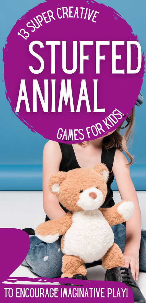 Activities With Stuffed Animals, Stuffed Animal Activities Preschool, Stuffed Animal Activities, Stuffed Animal Play Ideas, Stuffed Animal Birthday Party Ideas, Stuffed Animal Day At School, Preschool Stuffed Animal Day Activities, Stuffed Animal Day At School Activities, Animal Themed Party Games