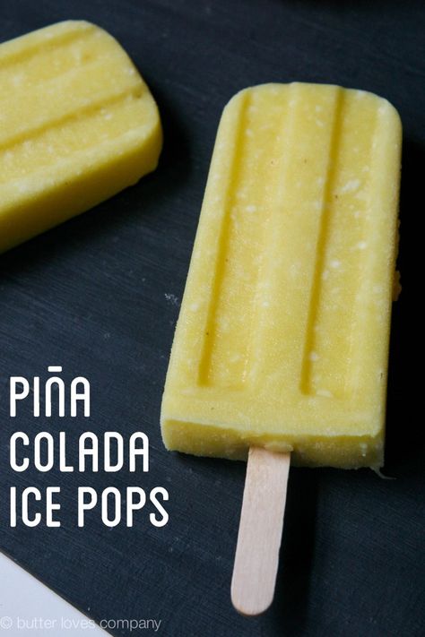 Boozy Ice Pops, Company Recipes, Coco Lopez, Ice Pop Recipes, Icee Recipe, Dinner Party Desserts, Freeze Pops, Dinner Party Summer, Ice Pop