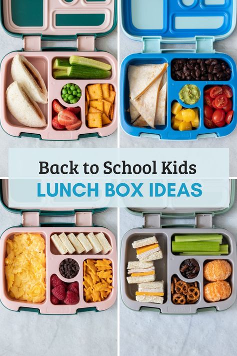 Kids Lunch Box Ideas (Bento Box) Pre K Bento Lunch, Bentigo Box Lunch For Kids, Bento Box Lunch For Picky Eaters, Junior Kindergarten Lunch Ideas, Kindergarten Bento Box Lunch Ideas, Bentgo Kids Snack Ideas, Bentgo Modern Lunch Ideas, Teen Bento Box Lunch Ideas, Cold Bento Box Lunch For Kids