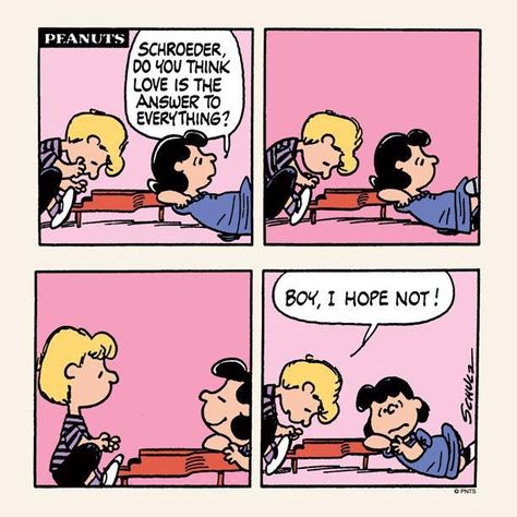 Lucy & Schroeder Lucy And Schroeder, Schroeder Peanuts, Charlie Brown Cartoon, Lucy Van Pelt, Snoopy Comics, Peanuts Comic Strip, Peanuts Cartoon, Snoopy Quotes, Snoopy Pictures