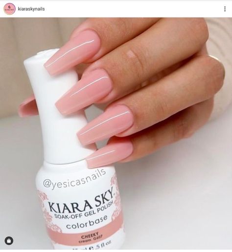 Kiara Sky Cheeky Dip Colors, Nail Dipping Powder Colors, Kiara Sky Gel Polish, Shellac Nail Art, Remove Acrylic Nails, Kiara Sky, Sky Nails, Gel Nail Colors, Gel Polish Colors