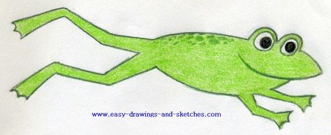 how to draw cartoon frog jumping Frogs For Kids, Draw A Frog, 2012 April, Jumping Frog, Cartoon Frog, St Stephen, Character Drawings, Frog Pictures, Draw Cartoon