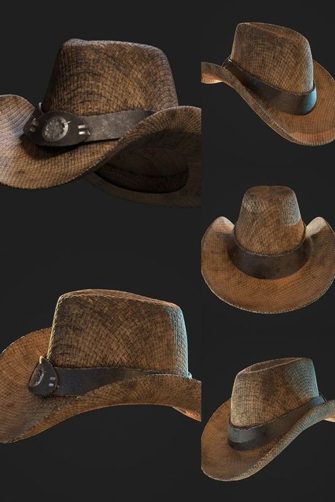 Weave Cowboy Hat, #Weave, #Ad, #Cowboy, #Hat, #ad Cowboy Hat Tilted Down, Cowboy Hat Reference, Vinnie Paul, Cowboy Hat, Game Assets, Cowboy Hats, Art Reference, Cowboy, Outfit Ideas