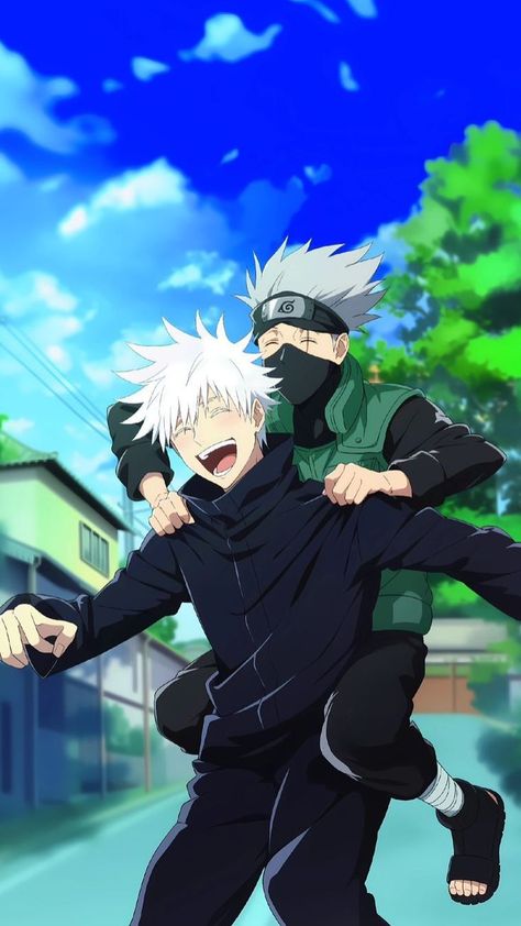 【GOJO & KAKASHI】 ⁀➷ Wallpaper ✪ Gojo And Kakashi, Kakashi And Gojo, Kakashi Wallpaper, Kakashi Drawing, Naruto Painting, Anime Picture Hd, Lion Photography, Really Cool Drawings, Best Anime Drawings