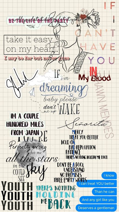 Shawn Mendes Lyrics, Shawn Mendes Quotes, Wallpaper Lyrics, Shawn Mendes Wallpaper, Shawn Mendes, Home Ideas, Quotes, Tela