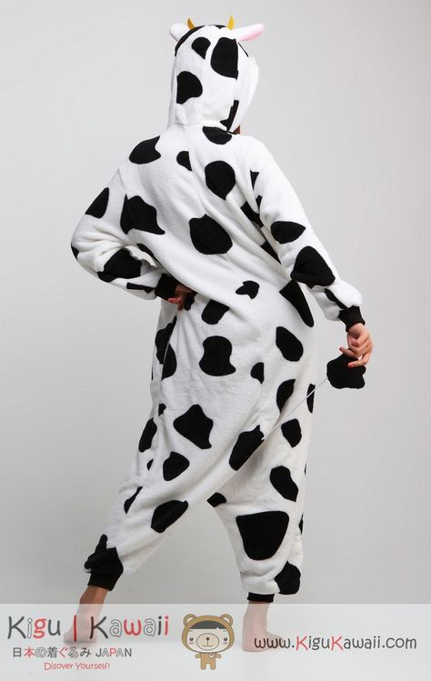 http://www.kigukawaii.com/collections/best-seller/products/cow-animal-kigurumi-onesie Cute Cow, Cute Cows, Duster Coat, Onesies, Cow, Animals, Quick Saves