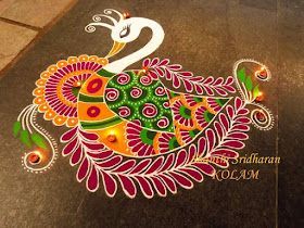 Easy Rangoli Designs Diwali, Simple Rangoli Border Designs, Rangoli Patterns, Rangoli Borders, Rangoli Ideas, Big Rangoli Designs, Kolam Rangoli, Rangoli Border Designs, Rangoli Designs Diwali