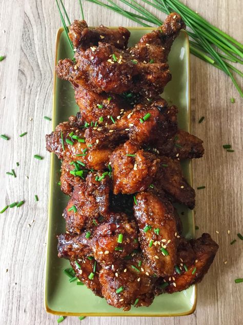 Chicken Wings Filipino Recipe, Honey Glaze Chicken Wings, Ginger Soy Chicken Wings, Soy Sauce Chicken Wings Baked, Recipes Kids Will Love, Sauteed Red Cabbage, Honey Soy Chicken Wings, Kid Friendly Vegetarian Recipes, Ig Food