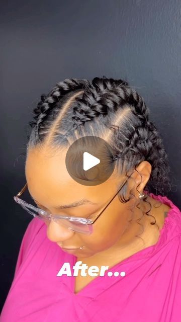 Studio NINE14, LLC on Instagram: "So this was my first attempt doing these butterfly braids with human hair! My advice for doing this style are 1)Make sure the clients hair is flat ironed/pressed out first.  2)  Don’t braid tight! Braid as loose as possible to make it easier for you to spread the braids apart! How did I do y’all?  Style: 4 Butterfly Braids (will be added to site soon)   Follow ‼️ @cachell_courtney  @cachell_courtney  @cachell_courtney  #houstonbraider #houstonbraids #butterflybraids" Butterfly French Braid, How To Do Butterfly Braids, Butterfly Cornrow Braids, Butterfly Braid With Ponytail, Butterfly Feed In Braids, 4 Butterfly Braids, Butterfly Braids For Black Women, Butterfly Scalp Braid, Side Part Wig With Butterfly Braid