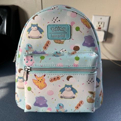 Loungefly Pokémon TREATS Mini Backpack NWT Pokémon Treats, Loungefly Handbags, Mini Backpack, Pokemon, Women Wear, Backpacks, Handbags, Clothes Design, Pokémon