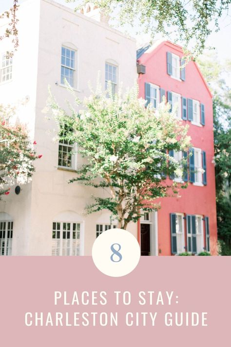 Charleston City Guide: Places to Stay - Demi Mabry Photography | Blog Savannah Georgia Vacation, Charleston Beaches, Charleston Hotels, Charleston Vacation, South Carolina Travel, Georgia Vacation, South Carolina Homes, Charleston Travel, Spring Break Trips