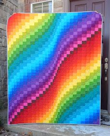 The Fleming's Nine: Rainbow Bargello Lap Size Bargello Quilt Patterns Free Jelly Rolls, Rainbow Quilts Ideas Free Pattern, Rainbow Bargello Quilt Pattern, Lego Print, Bargello Quilt Patterns, Rainbow Quilts, Bargello Quilt, Bargello Quilts, Rainbow Quilt