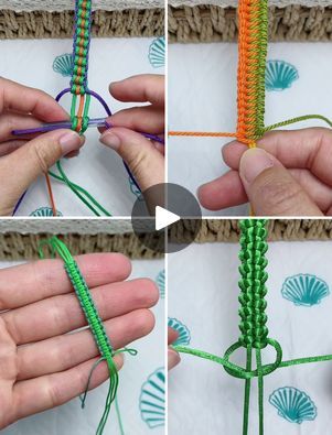 Fun Crafts For Teens, Bracelet Tutorials, Diy Jewelry Making Tutorials, Tie A Knot, Braid Jewelry, Diy Bracelets Tutorials, Simple Crafts, Macrame Knots, Jewelry Making Tutorials