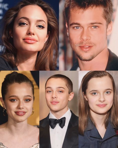 Biological kids of Angelina Jolie & Brad Pitt are Shiloh Nouvel Jolie, 18; Knox Léon Jolie-Pitt, 16; and Vivienne Marcheline Jolie, 16. #angelinajolie #bradpitt Knox Jolie Pitt, Brad Pitt Angelina Jolie, Shiloh Jolie Pitt, Shiloh Jolie-pitt, Shiloh Jolie, Brad Pitt And Angelina Jolie, Jolie Pitt, Photo Noir, Star Style