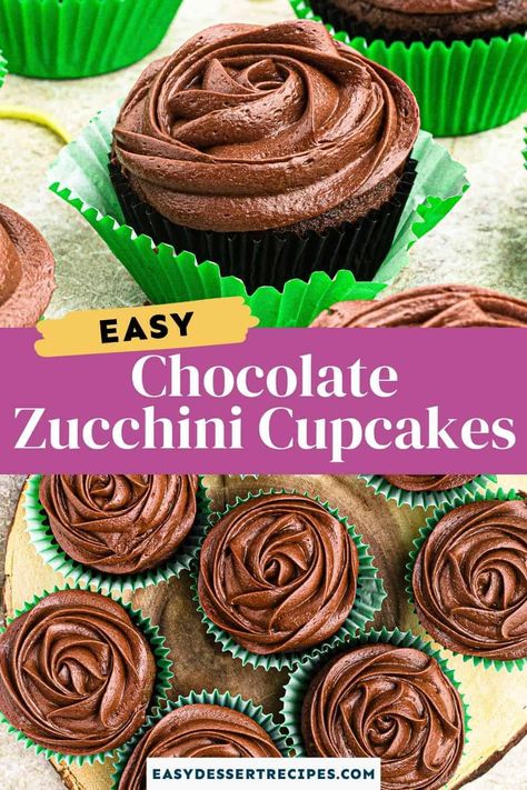 Chocolate Zucchini Cupcakes Recipes, Zucchini Cupcakes Recipes, Vegetable Cupcakes, Chocolate Zucchini Cupcakes, Healthy Cupcake Recipes, Zucchini Cupcakes, Hawaiian Crockpot, Chocolate Cupcake Recipe, Chocolate Chip Zucchini Bread