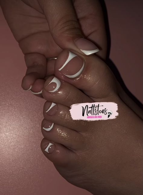 Nail Designs Toenails, Pedicure Toenails, Feet Nail Design, Pedicure Designs Toenails, Gel Toe Nails, Acrylic Toe Nails, Pretty Toe Nails, Cute Toe Nails, Hair Color Brown