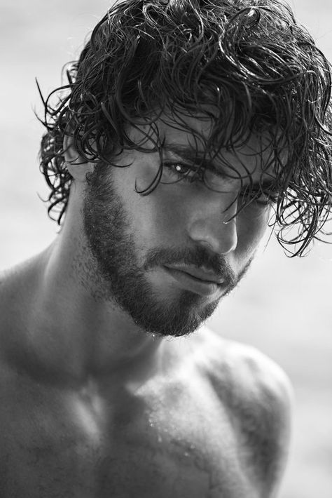 The Male Directory Dark Shaggy Hair, Shaggy Haircuts For Boys, Brazilian Male Model, Shaggy Hair, Model Pics, Men Faces, Face Men, Boys Haircuts, Interesting Faces