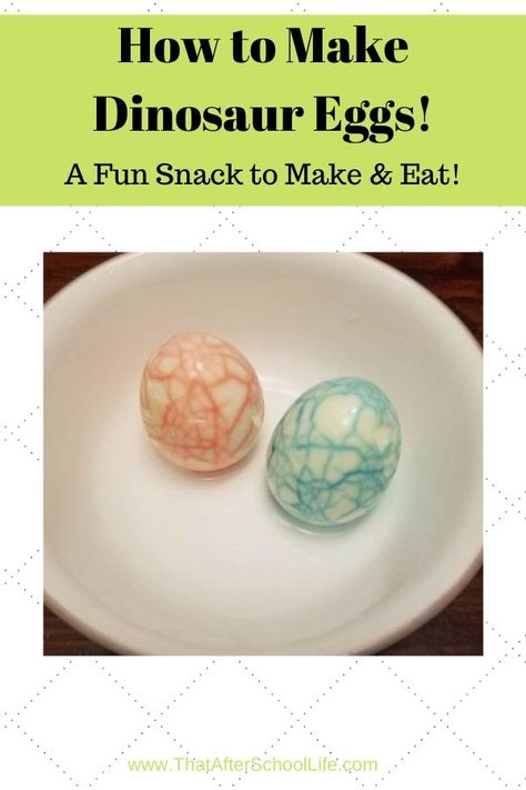 Dinosaur Eggs Food, Dinosaur Breakfast, Crocodile Eggs, Dinosaur Food, Make A Dinosaur, Egg Snacks, Eggs Dinner, Fun Activity For Kids, Dino Eggs