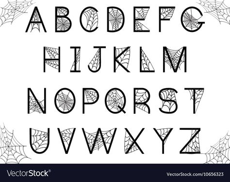 Halloween Abc, Halloween Calligraphy, Halloween Fonts Alphabet, Spooky Letters, Halloween Alphabet, Viking Tattoo Symbol, Fonts Handwriting Alphabet, Decorative Fonts, Handwriting Alphabet