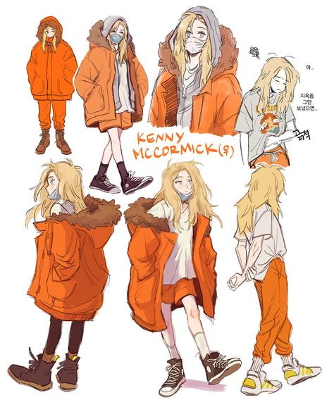 Southpark Fanart, Kenny Mccormick, Kenny South Park, Style South Park, South Park Anime, South Park Funny, Tweek Y Craig, South Park Fanart, Park Art