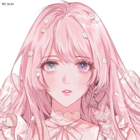 Yuumei Art, Pink Hair Anime, Girl With Pink Hair, Anime Princess, Anime Angel, Digital Art Girl, Anime Kawaii, An Anime, Pink Hair