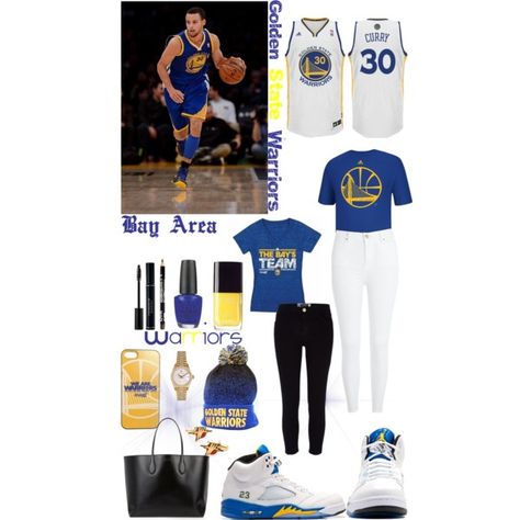 Warriors Warriors Jersey Outfit Women, Golden State Warriors Outfit Woman, Warriors Outfit Female Golden State, Golden State Warriors Outfit, Basketball Game Outfit Women, Warrior Fashion, Basketball Game Outfit, Warriors Championship 2022, Warriors Shirt