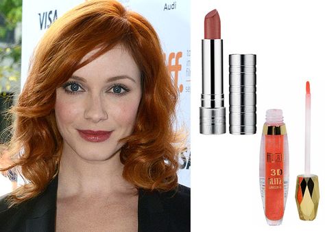 red-hair-lip-color Fair Skin Red Hair Makeup, Best Lip Color For Redheads, Redhead Lipstick Shades, Natural Redheads, Lip Color Shades, Hair Color For Fair Skin, Redhead Makeup, Lip Shades, Red Curls