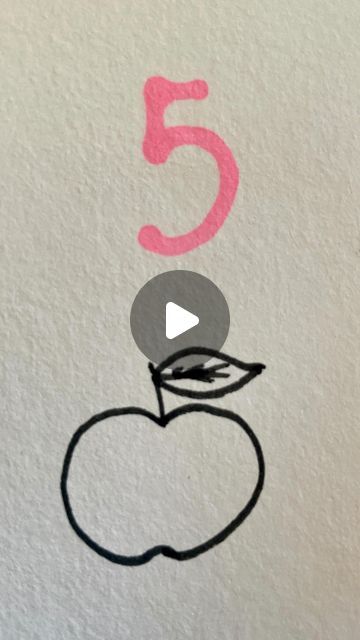 Elsa on Instagram: "Very easy drawing with numbers for young kids 🍎🍏 #apple #kidsdrawing #artsandcrafts #easydrawing #howtodraw" Apple Drawing With Shadow, Apple Easy Drawing, Apple Drawing Kids, Drawing With Numbers, Apple Drawing, Very Easy Drawing, Number Drawing, Easiest Apples, February 13