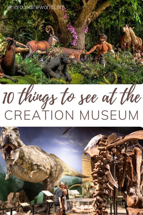 10 Things You Need to See at the Creation Museum Best Museums In Florida, Williamstown Kentucky, Creation Museum Kentucky Noah Ark, Creation Museum Kentucky, Noahs Ark Encounter, Noah’s Ark Kentucky, Travel Kentucky, Bible Museum, Christian Travel