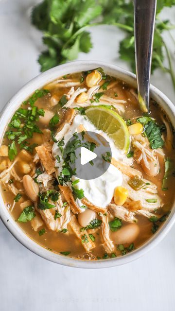 Kimber | Easy Family Recipes on Instagram: "I am SO excited for day 3️⃣ of Crocktober! You only need a few minutes to prep everything for this delicious Southwest Chicken Soup. Shredded chicken, beans, and Southwestern flavors will leave everyone at your table full and satisfied! Do you ever feel like your crockpot needs a 😇 over it? I certainly everytime I make this! 😆 

📩 Comment 𝐑𝐄𝐂𝐈𝐏𝐄 and I will send you the link to the recipe *𝑴𝒂𝒌𝒆 𝒔𝒖𝒓𝒆 𝒕𝒐 𝒇𝒐𝒍𝒍𝒐𝒘 𝒎𝒚 𝒂𝒄𝒄𝒐𝒖𝒏𝒕 𝒔𝒐 𝒕𝒉𝒂𝒕 𝑰𝒏𝒔𝒕𝒂 𝒅𝒐𝒆𝒔𝒏’𝒕 𝒆𝒂𝒕 𝒖𝒑 𝒎𝒚 𝑫𝑴 𝒕𝒉𝒂𝒕 𝑰 𝒔𝒆𝒏𝒅 𝒚𝒐𝒖* 🙃

Side Dish Ideas
🍞Buttermilk Cornbread - Is it even soup without the bread?
🥦Mexican Roasted Veggies - Gotta get those veggies in!

It isn’t too late to join us for 𝐂𝐫𝐨𝐜𝐤𝐭𝐨𝐛𝐞𝐫 - if you’d like to Southwest Chicken Soup, Chicken Beans, Side Dish Ideas, Buttermilk Cornbread, Easy Family Recipes, Southwest Chicken, Pot Dinners, Dish Ideas, Easy Family Meals