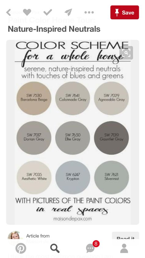 Grayge Color Scheme, Barndo Colors, Modern Style Living Room Decor, Beach House Color Palette, Barndo Ideas, Beach House Colors, Pittsburgh Paint, Ranch House Remodel, Honey Oak Cabinets