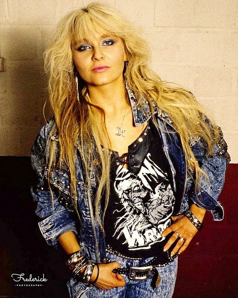 80s Rock Fashion, Doro Pesch, 80s Glam Rock, Early 90s Fashion, 80s Hair Metal, 80s Rocker, 80s Metal, Fits Inspiration, Lita Ford