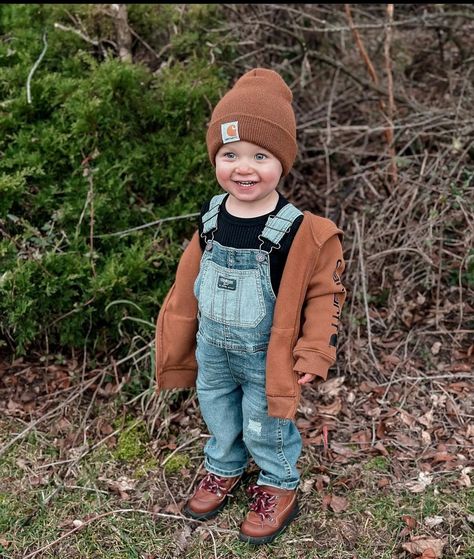 Baby Carhartt Overalls Outfit, Baby Boy Overalls Outfit Pictures, Baby Carhartt Outfit, Carhartt Baby Outfits, Baby Carhartt Overalls, Baby Carhartt, Carhartt Overalls, Overalls Outfit, Boy Fits