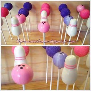 Untitled | Kimberly Lloyd | Flickr Bakerella Cake Pops, Bowling Ball Cake Pops, Bowling Cake Pops, Bowling Cookies, Brownie Cake Pops, Bowling Cake, Blaze And The Monster Machines Party, Brownie Pops, Bowling Birthday Party