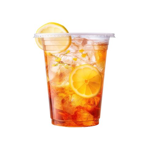 Minuman Cup, Lemon Tea Cup, Ice Lemon Tea, Glass Png, Transparent Image, Lemon Tea, Ice Tea, Plastic Cup, Side View